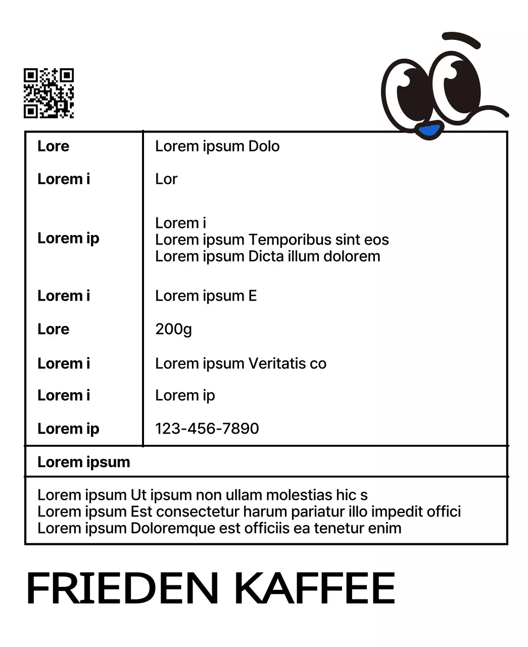 Nettes Design Kaffeebohnen mit blauen und roten Kaffeetasse Charakter Illustrationen