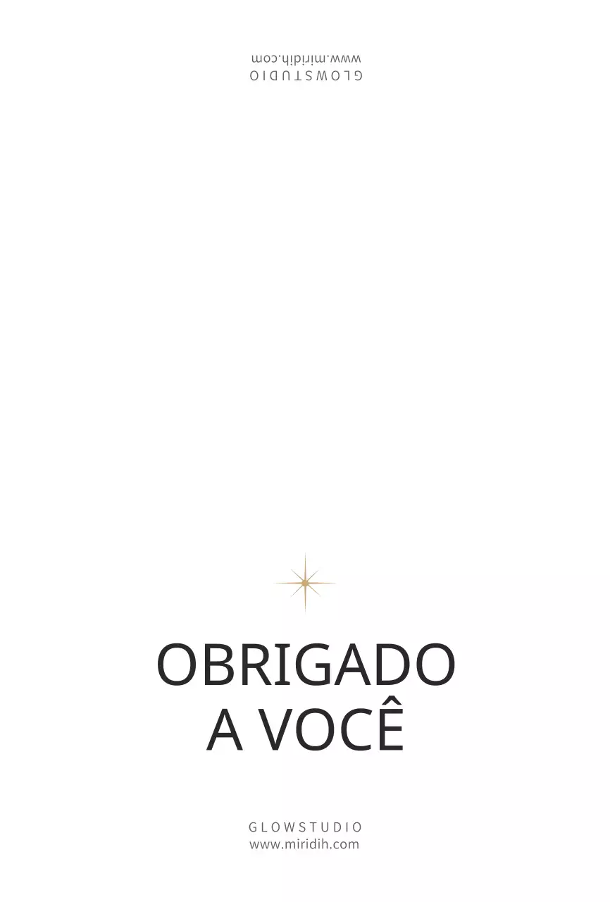 Cartão de agradecimento simples branco Cartão postal