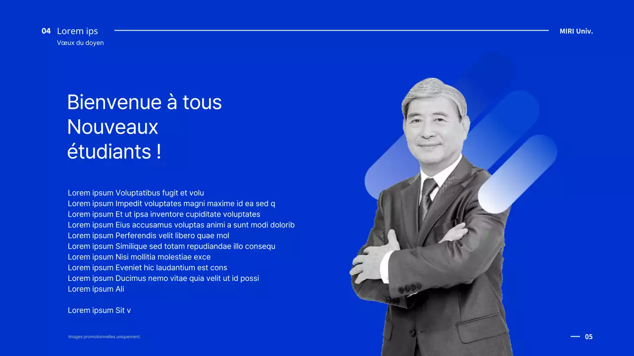 Modèle d'orientation Bluetone