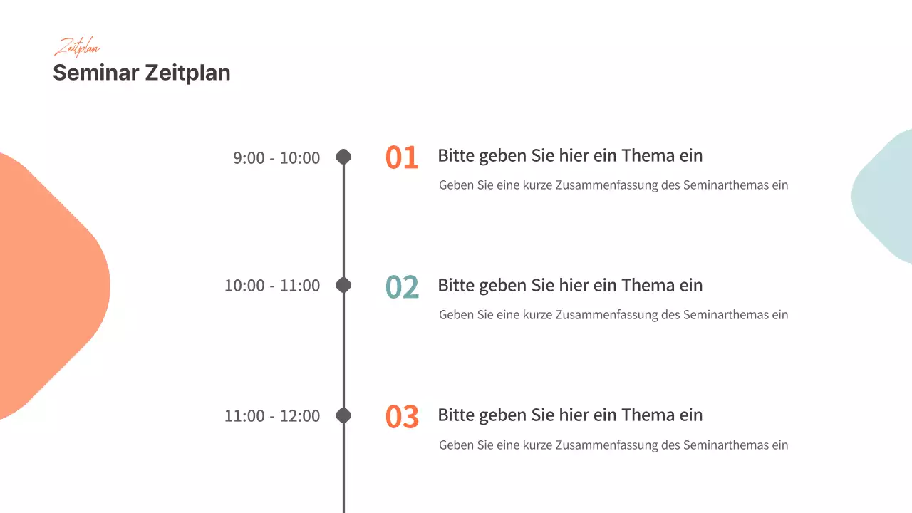 Präsentationen für Seminare