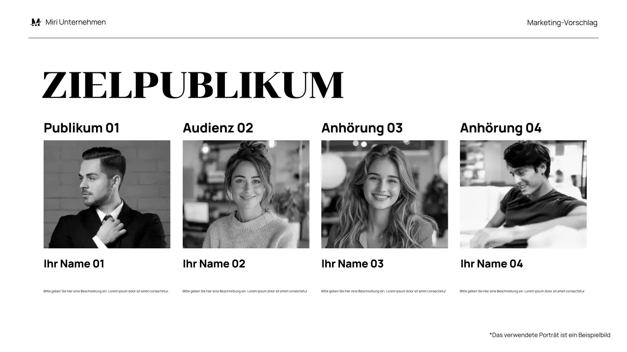 black modern marketing proposal