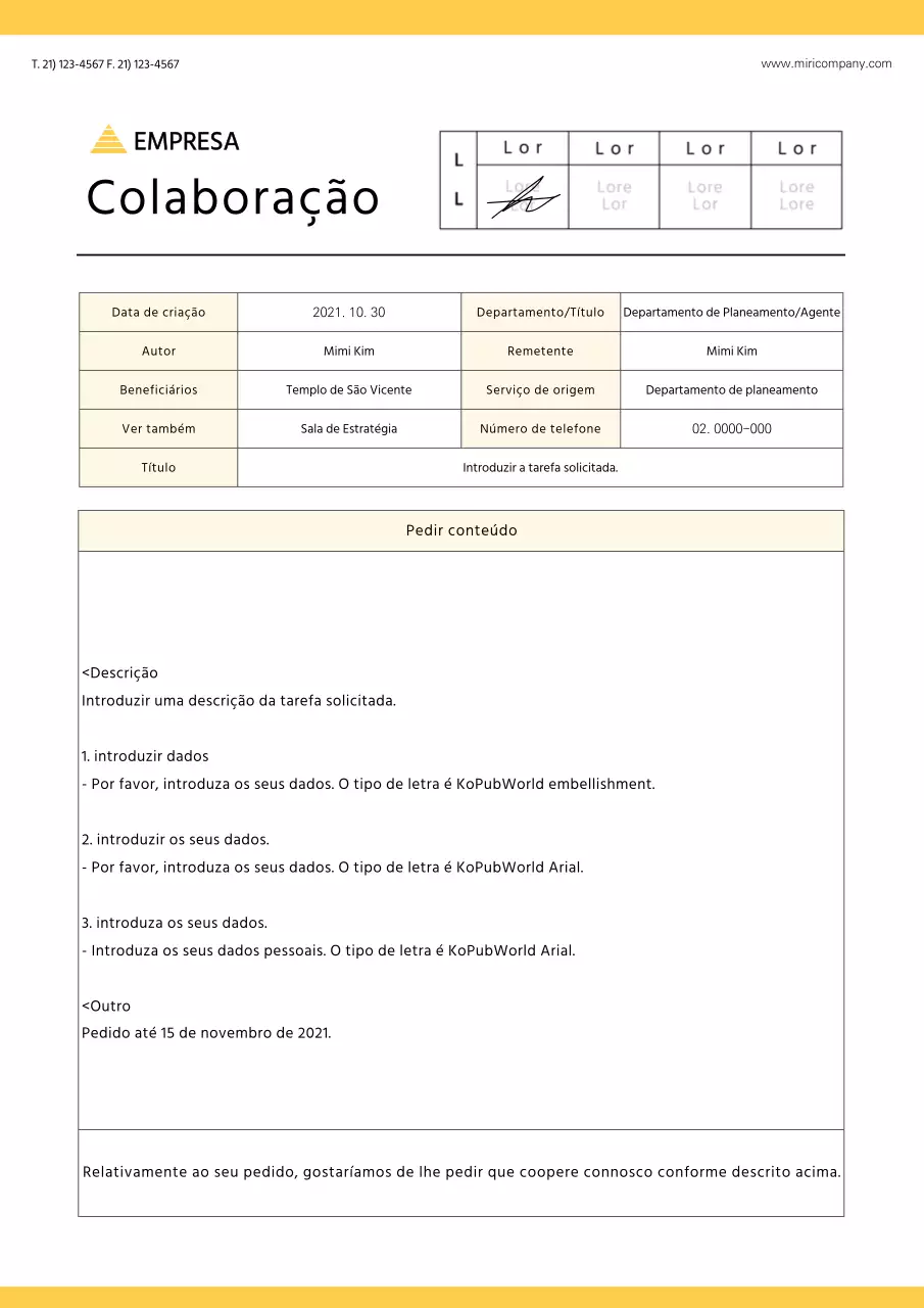 Cooperação amarelo-preto