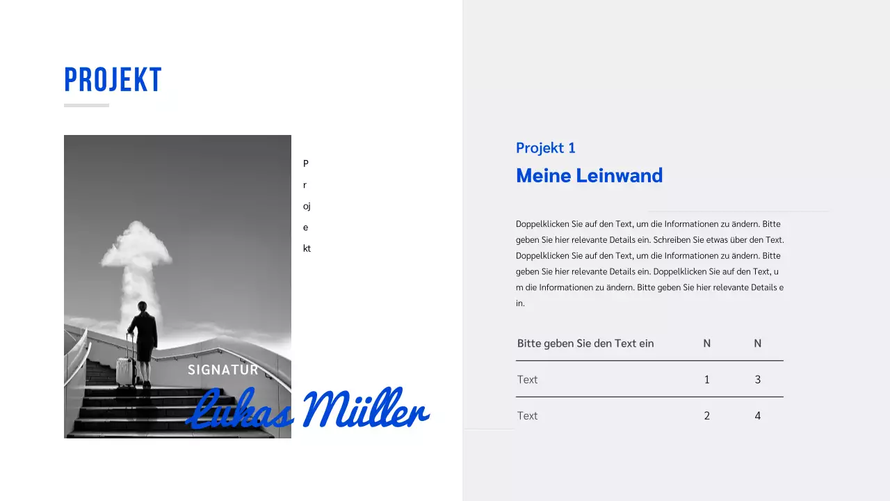 Grundlegende Präsentation