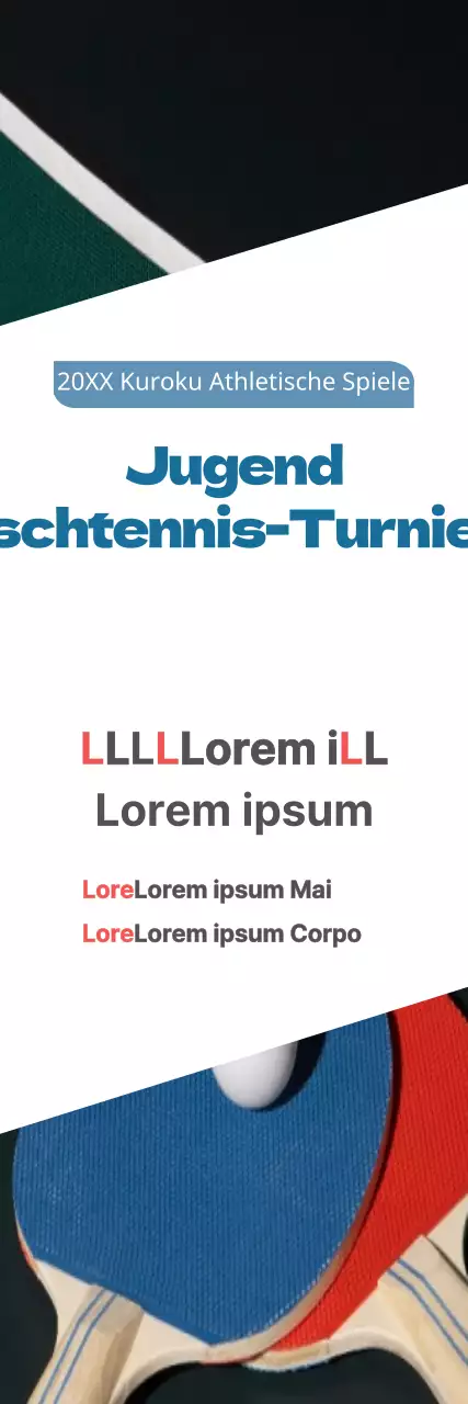 Jugend-Tischtennis-Turnier