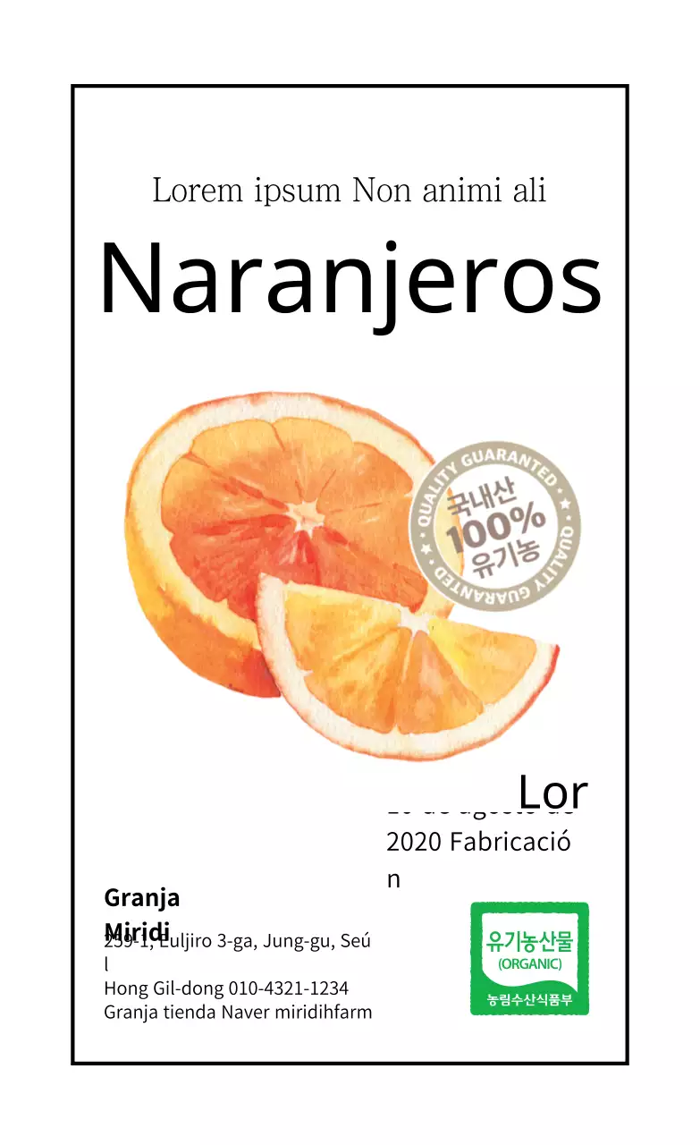 Etiquetas blancas ilustradas