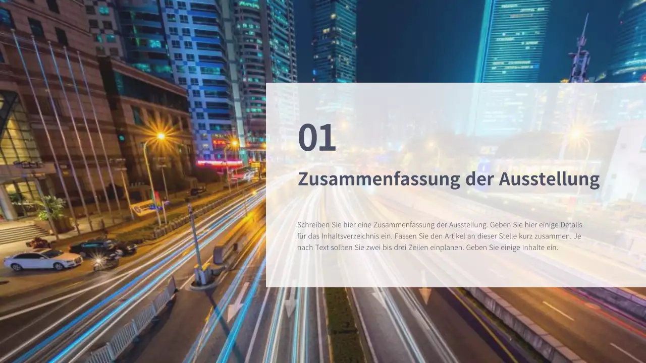 Automobilausstellung Plan Vorlage