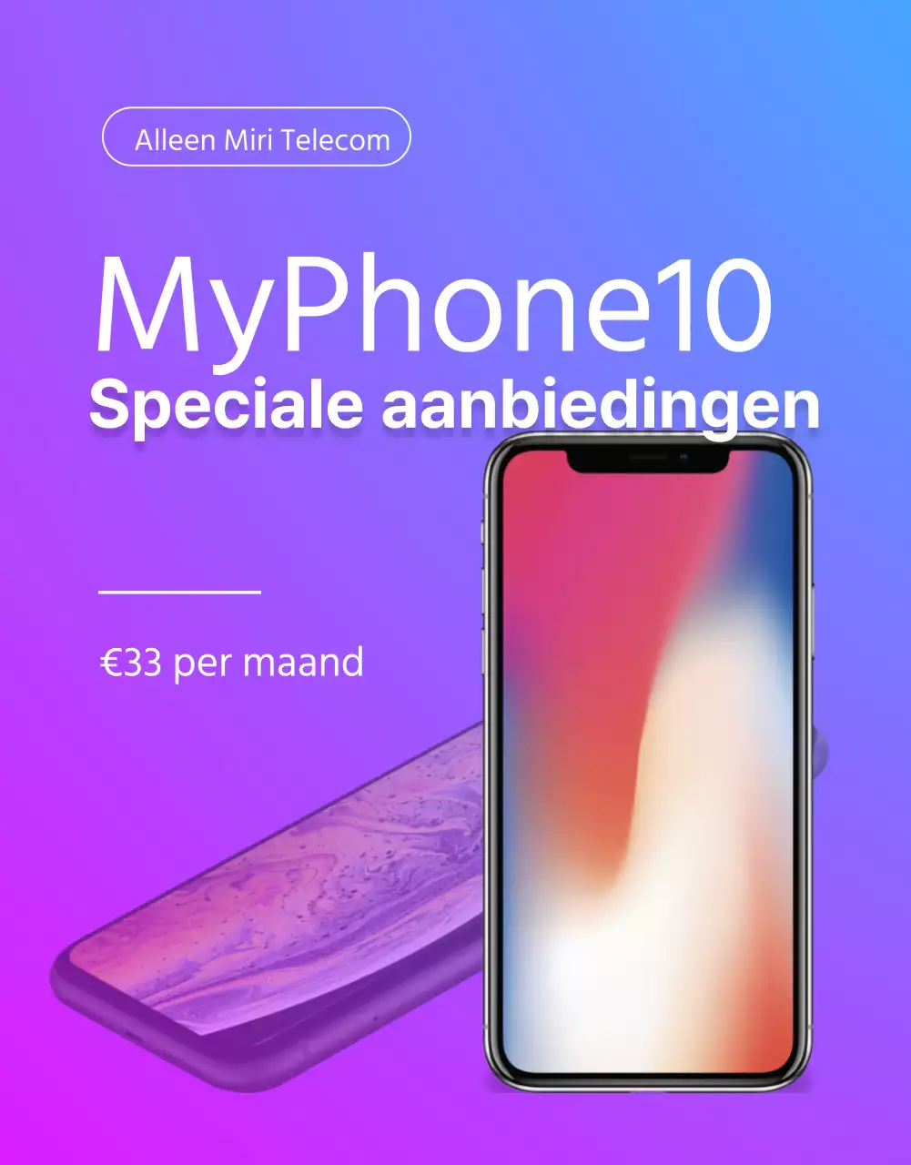 Pagina met carriergegevens