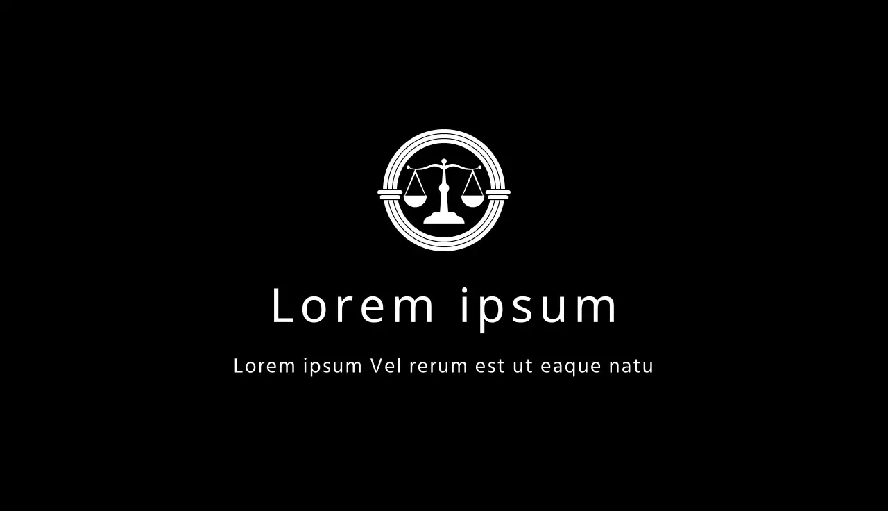 braunes Logo sauberes Kanzleigeschäft