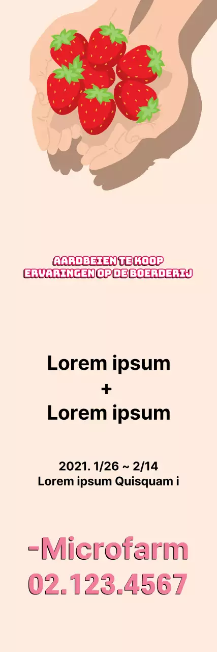 Aardbeienboerderij belevenis