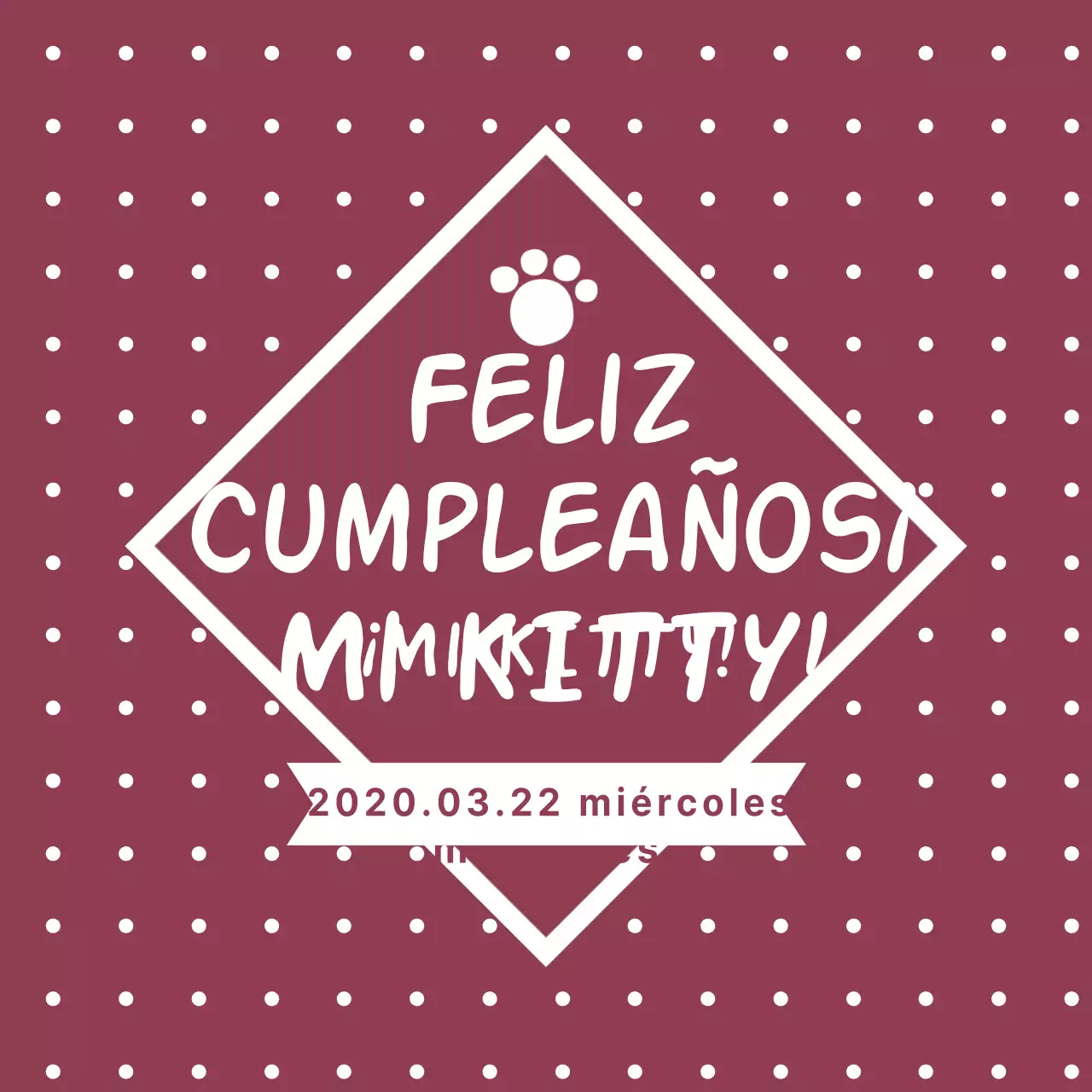 Feliz Cumpleaños