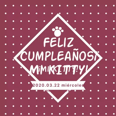 Feliz Cumpleaños
