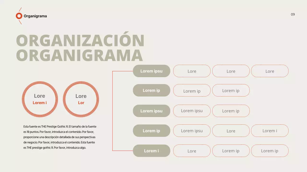 Propuesta de negocio con un toque marrón-rojizo