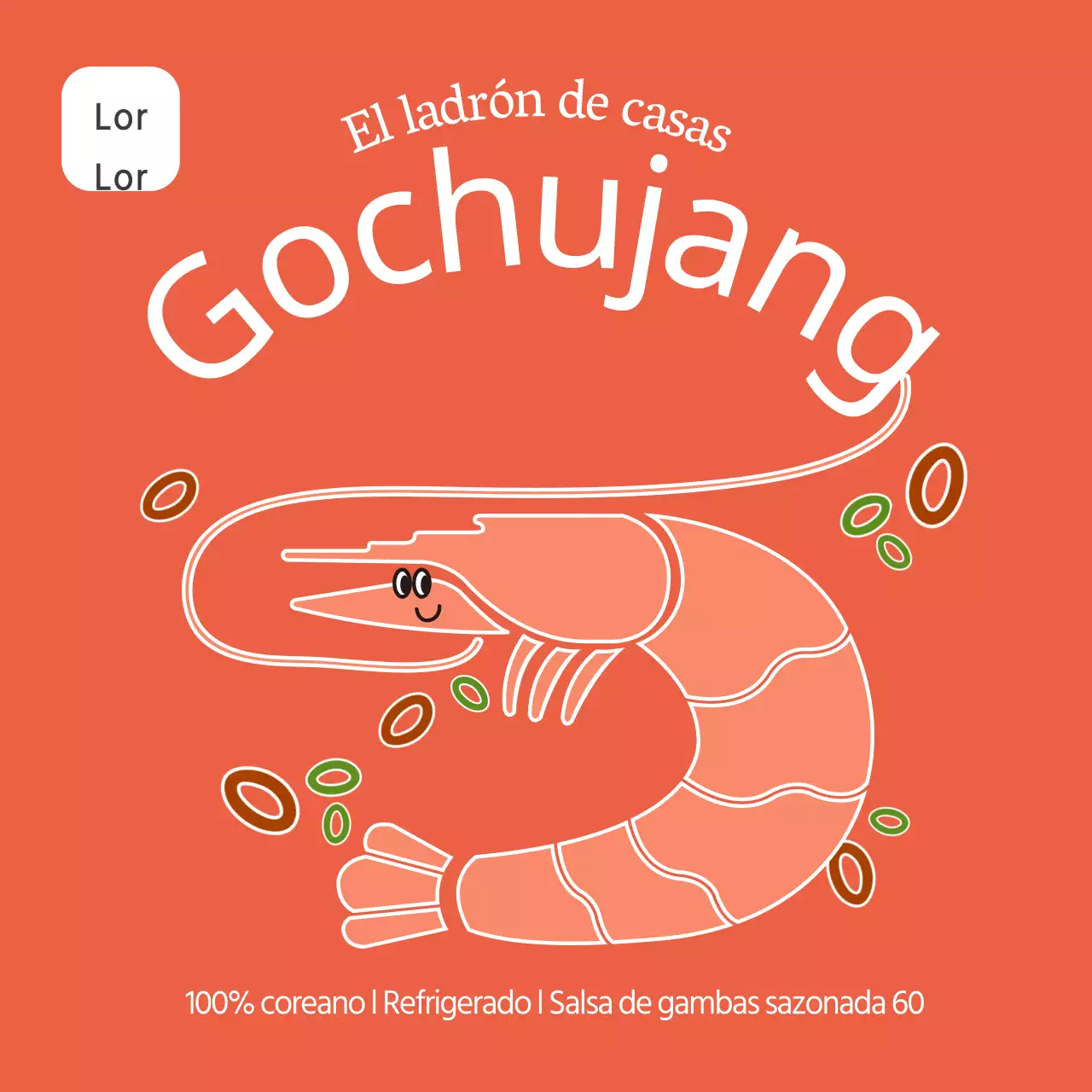 Marisco Pasta agridulce de gambas