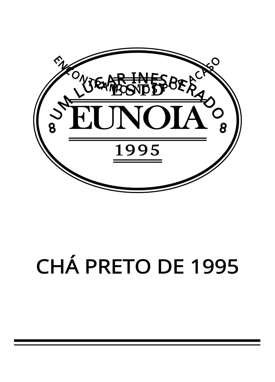 Saquetas de chá preto com forma de logótipo vintage