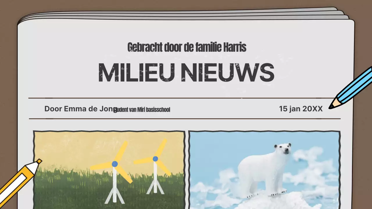 Milieukrant voor basisschoolgezinnen