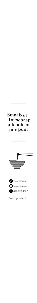 Lunchdoos met wit eenvoudig pictogram