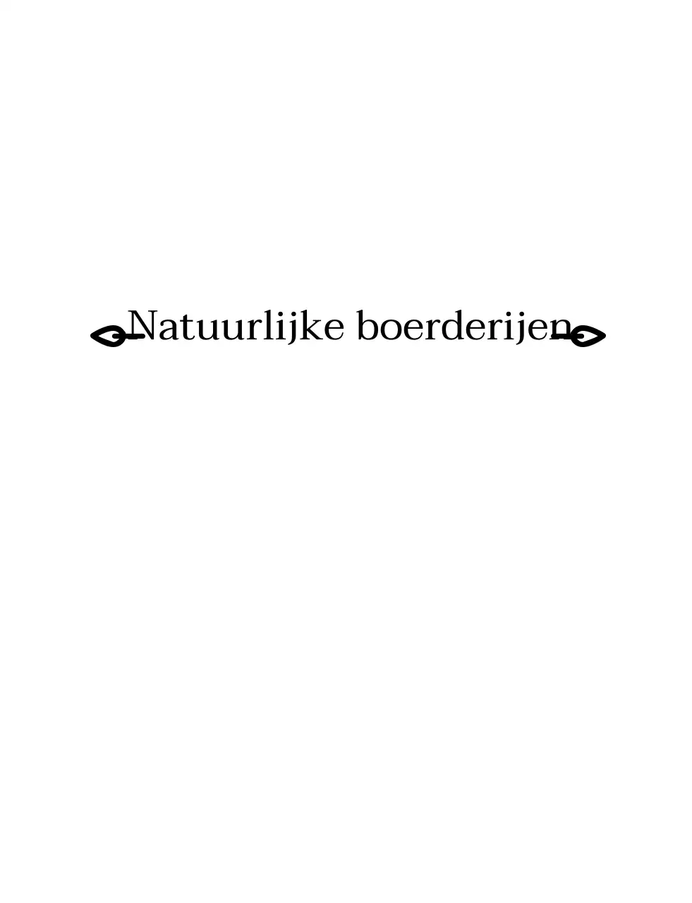 Natuur T-shirt