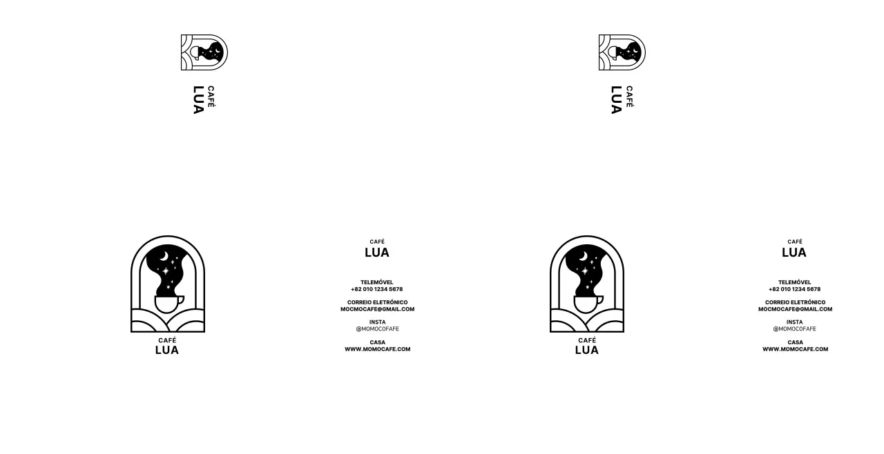 Estilo de logótipo de emblema ilustrado simples e emocional para informação e promoção de cafés