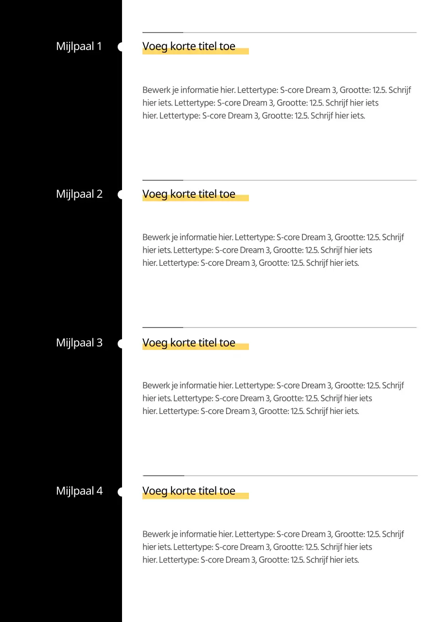 Een duidelijke, zwart-wit persoonlijke verklaring