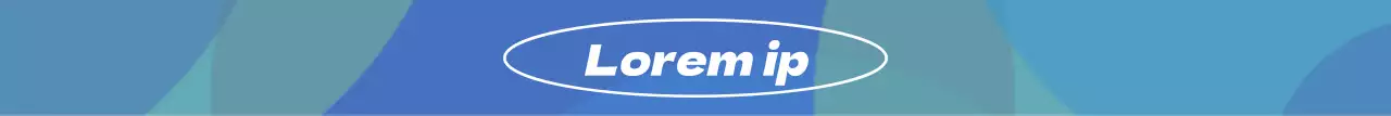 Logótipo empresarial simples de cor azul para mercadorias