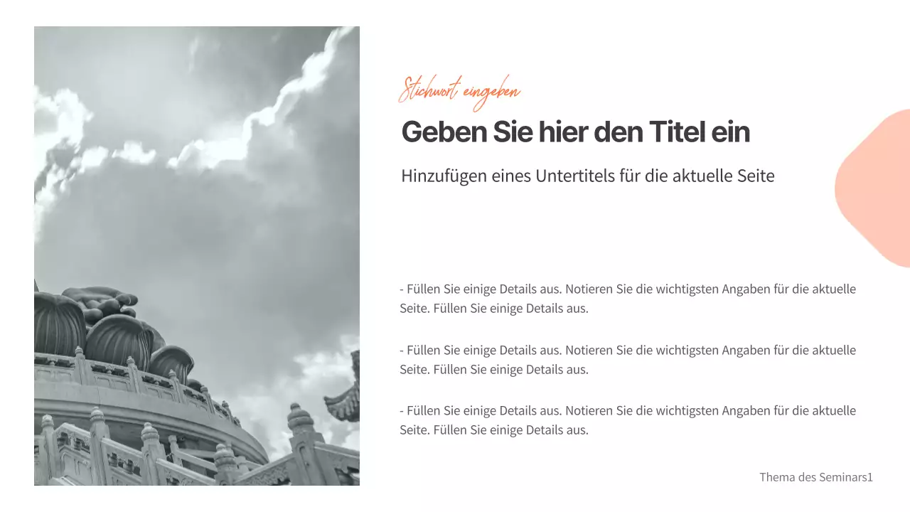 Präsentationen für Seminare