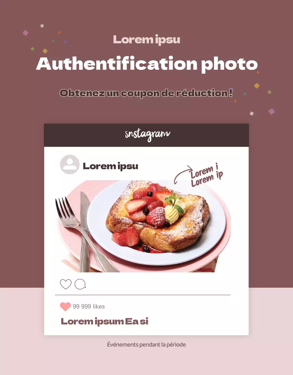 Pink and clean concept reviewEvènements