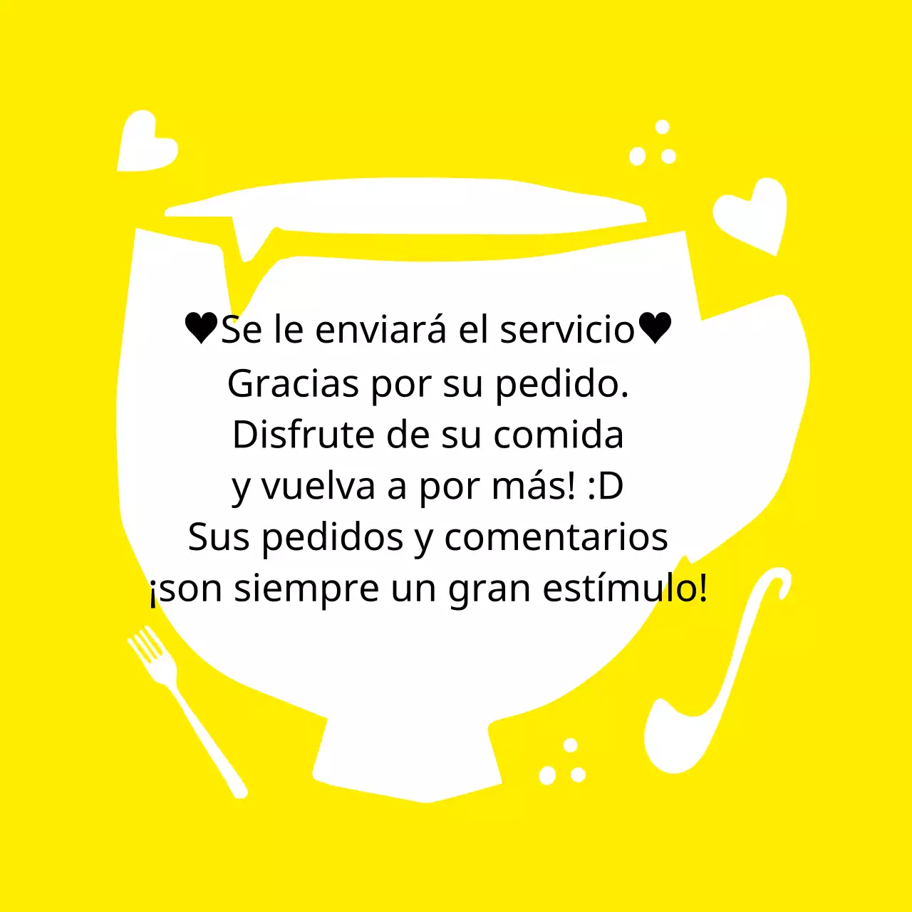 Pegatina de agradecimiento por la entrega