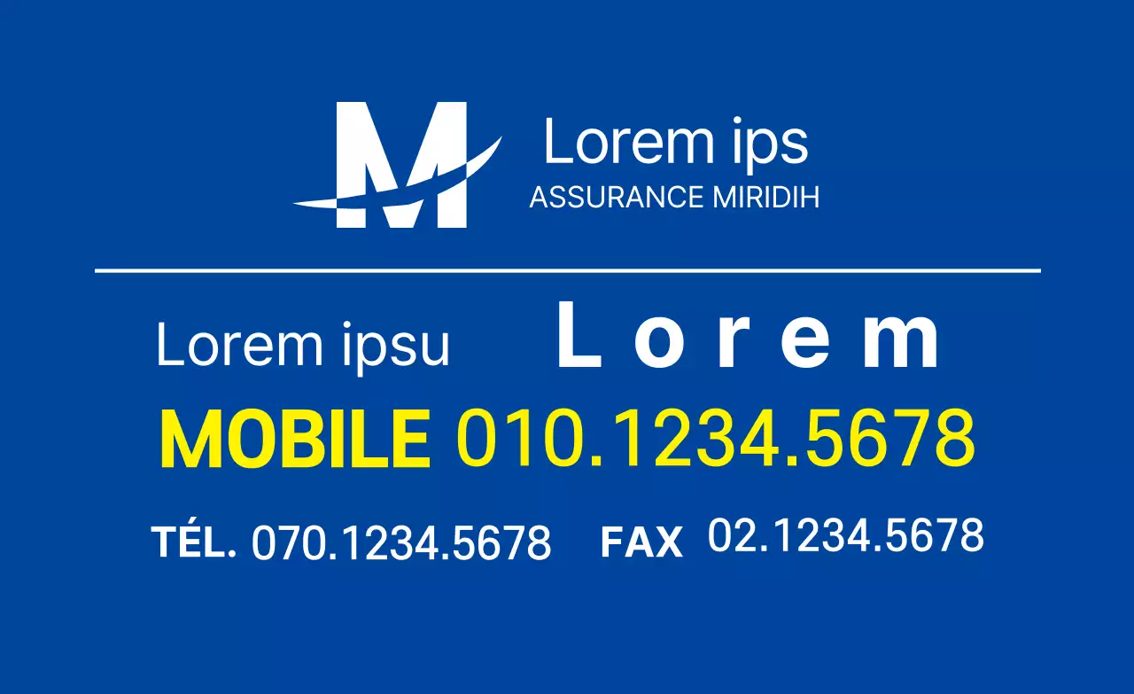 logo bleu entreprise simple