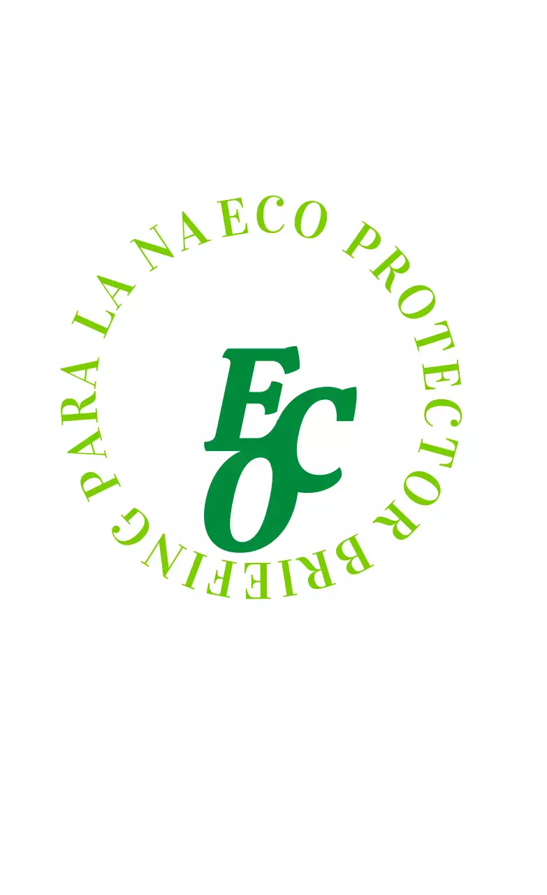 Promocione su certificación ecológica con un sencillo texto verde