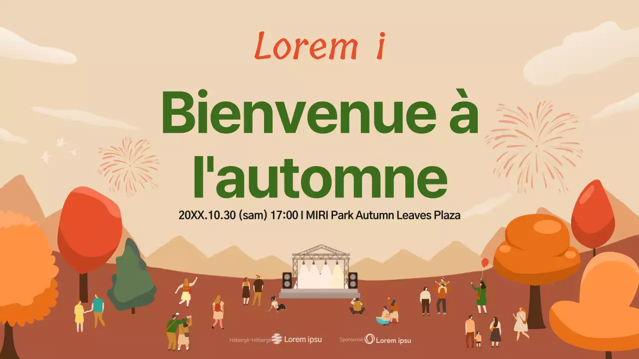 Prospectus du festival d'automne Brown and Natural