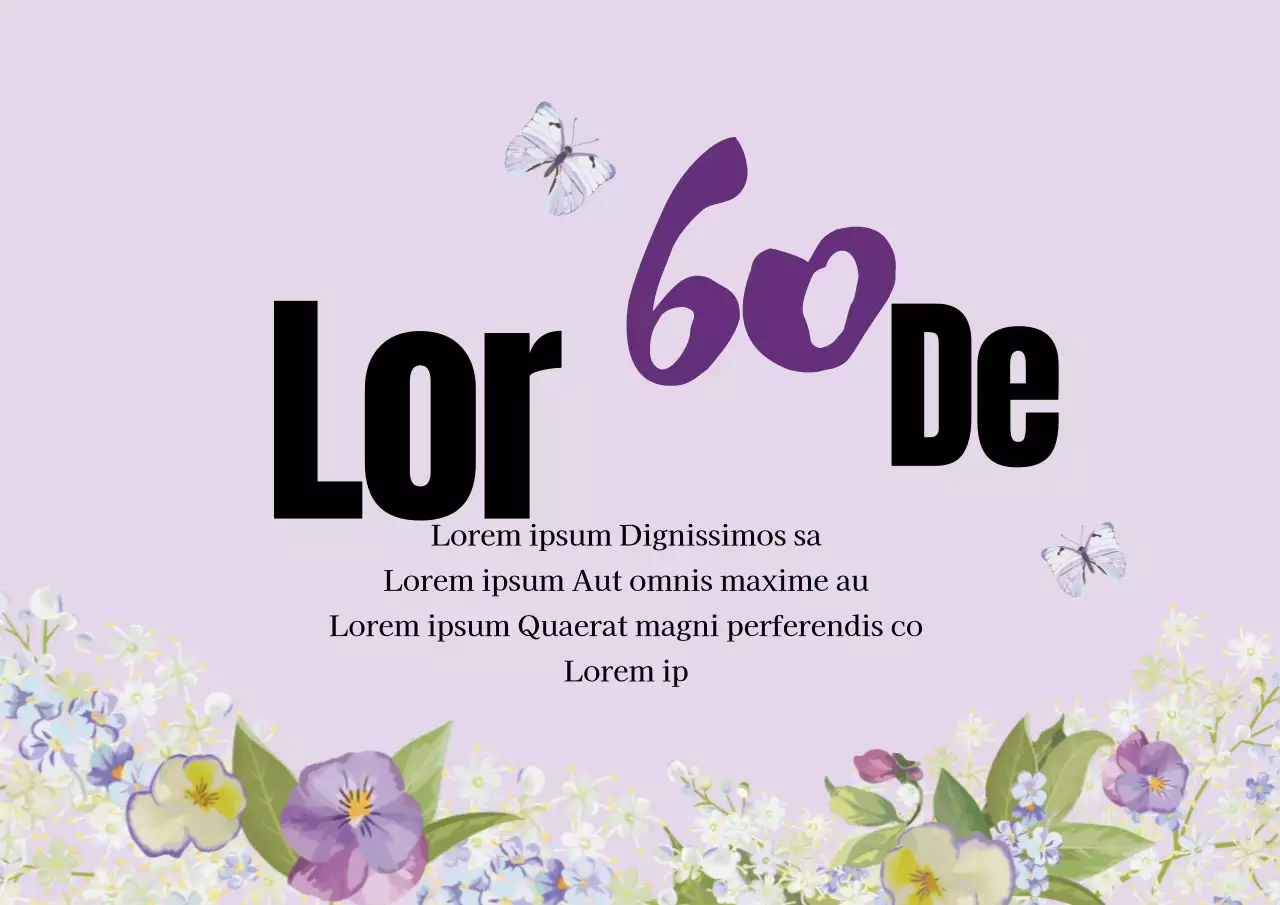 Le lettrage illustré en violet met en valeur une fête orientale de bienvenue à la maison.