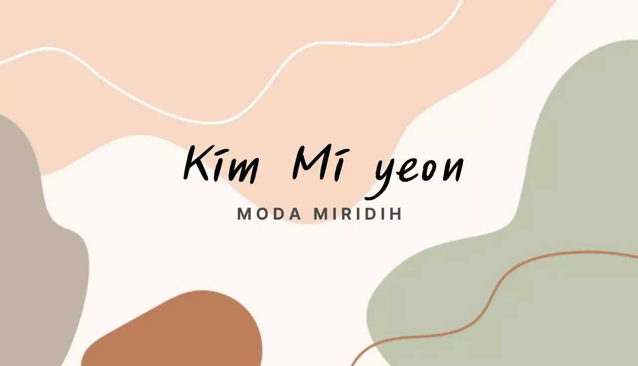Cartões de visita de moda