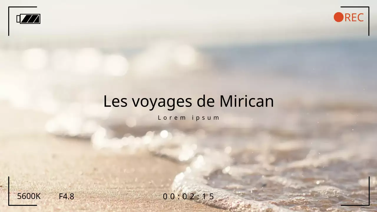 Vidéos de voyage