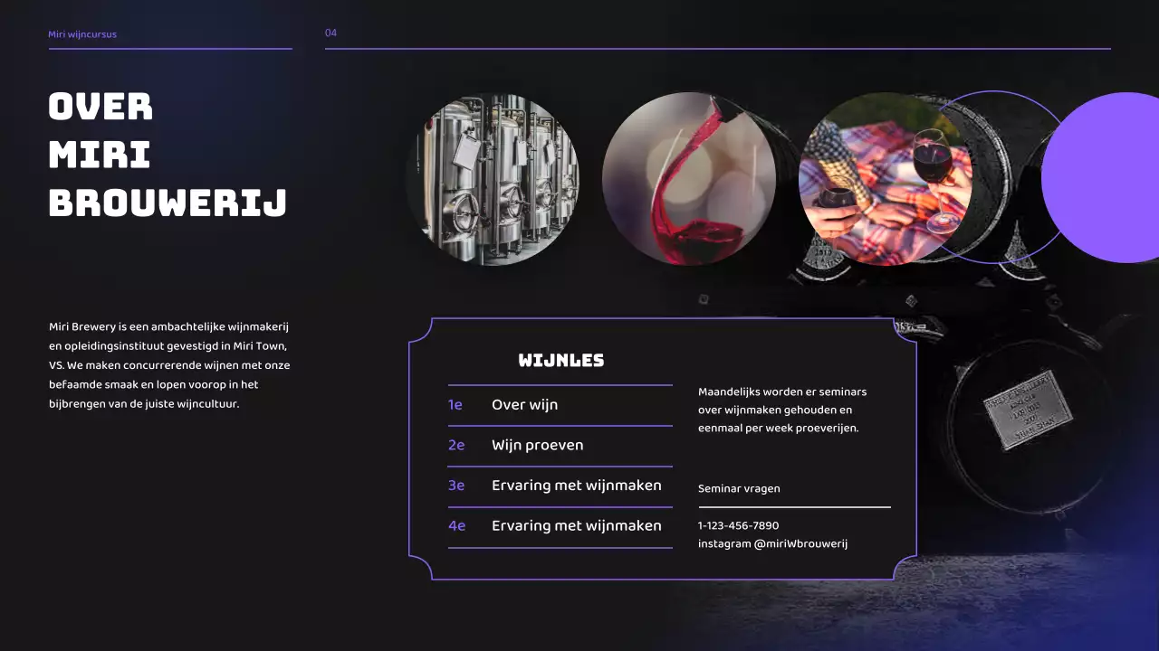 Seminar over wijnbrouwen in zwarte en paarse tinten