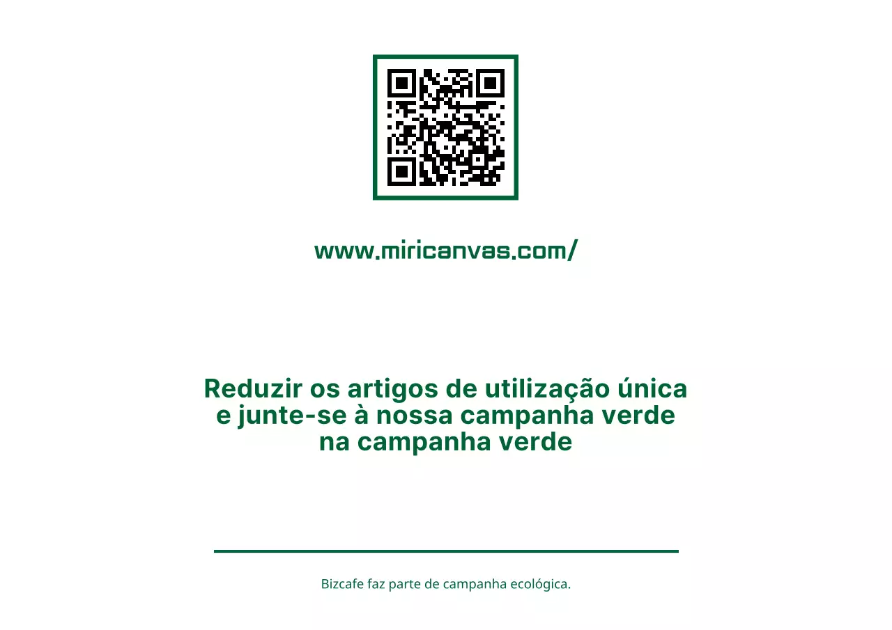 Estilo de apresentação simples e limpo de combinação de texto e ícones em verde e branco Guia de campanha verde