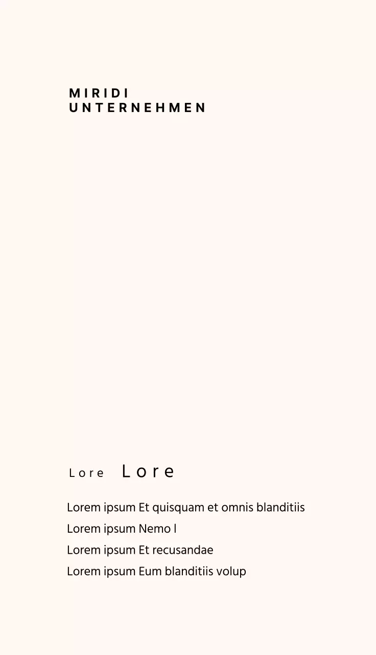 Geometrisches Unternehmen in Pastellfarben