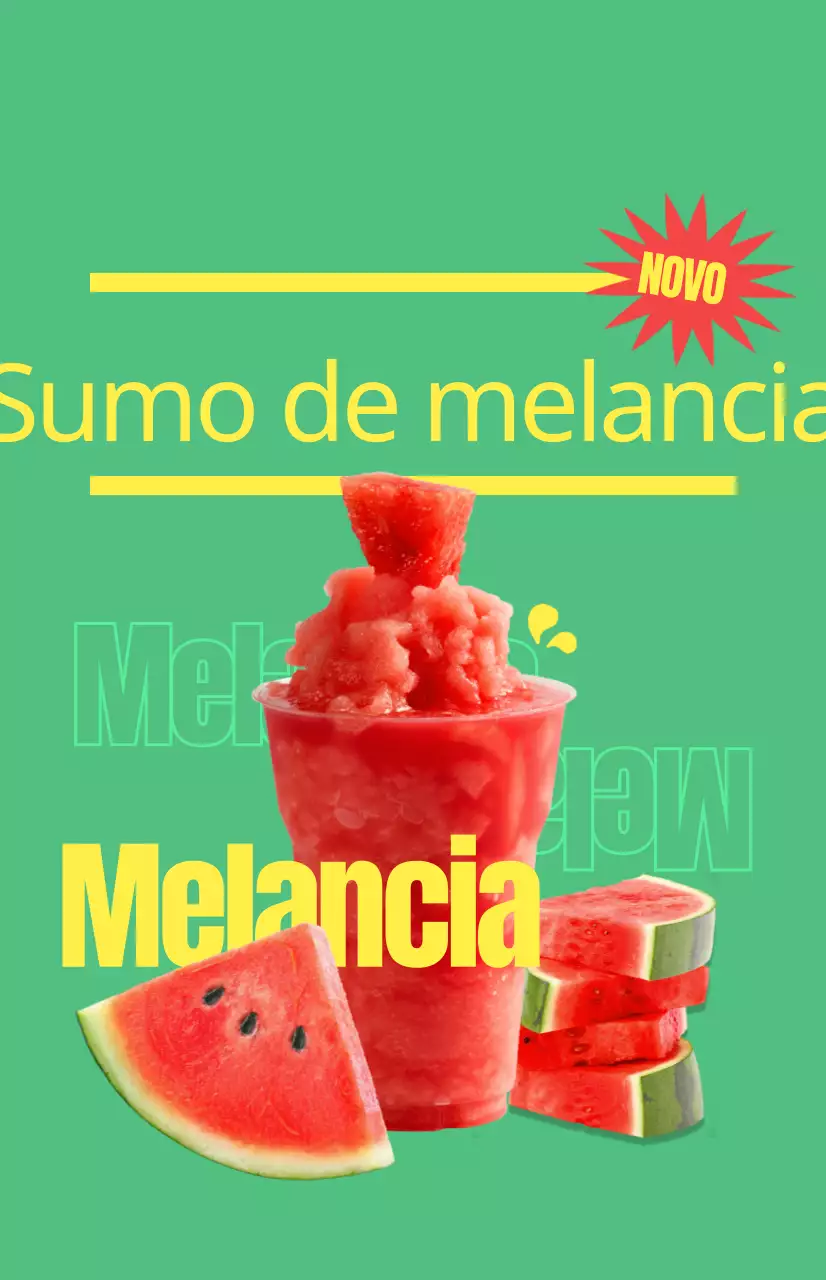 Promova o menu do seu café com imagens coloridas de bebidas ilustradas e texto