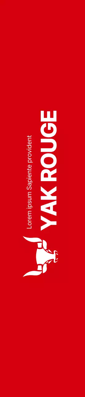 Style épuré en rouge et blanc pour l'information et la promotion du marathon