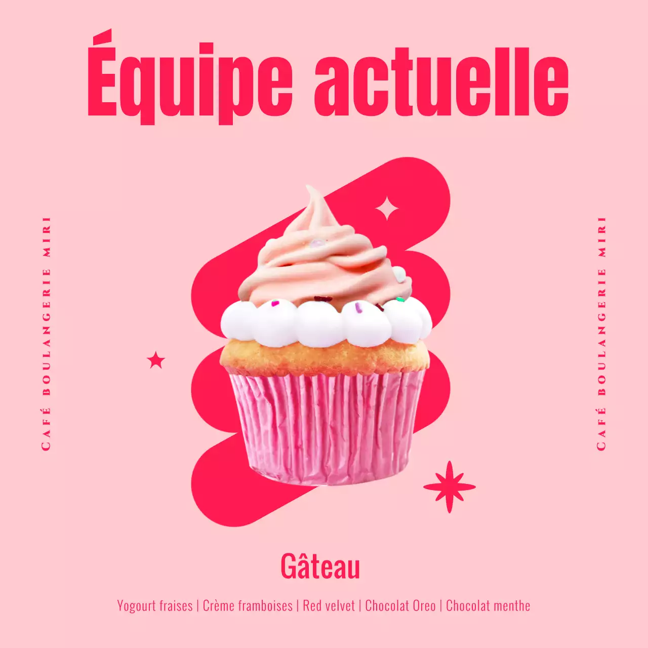 La file d'attente d'aujourd'hui dans ce joli café rose