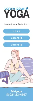 Himmelblaue Frauen-Yoga-Schule