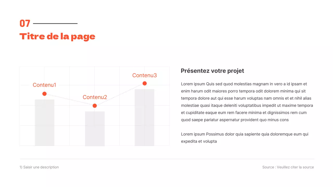 Des présentations propres