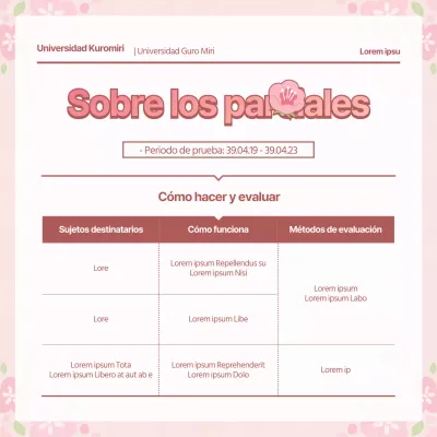 Guía de conceptos de la primavera rosa