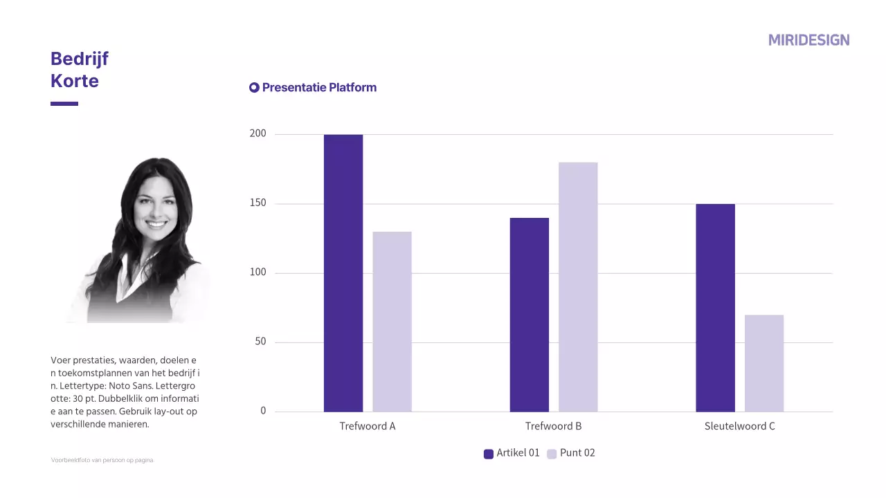 Paars getinte begeleidende brief sjabloon