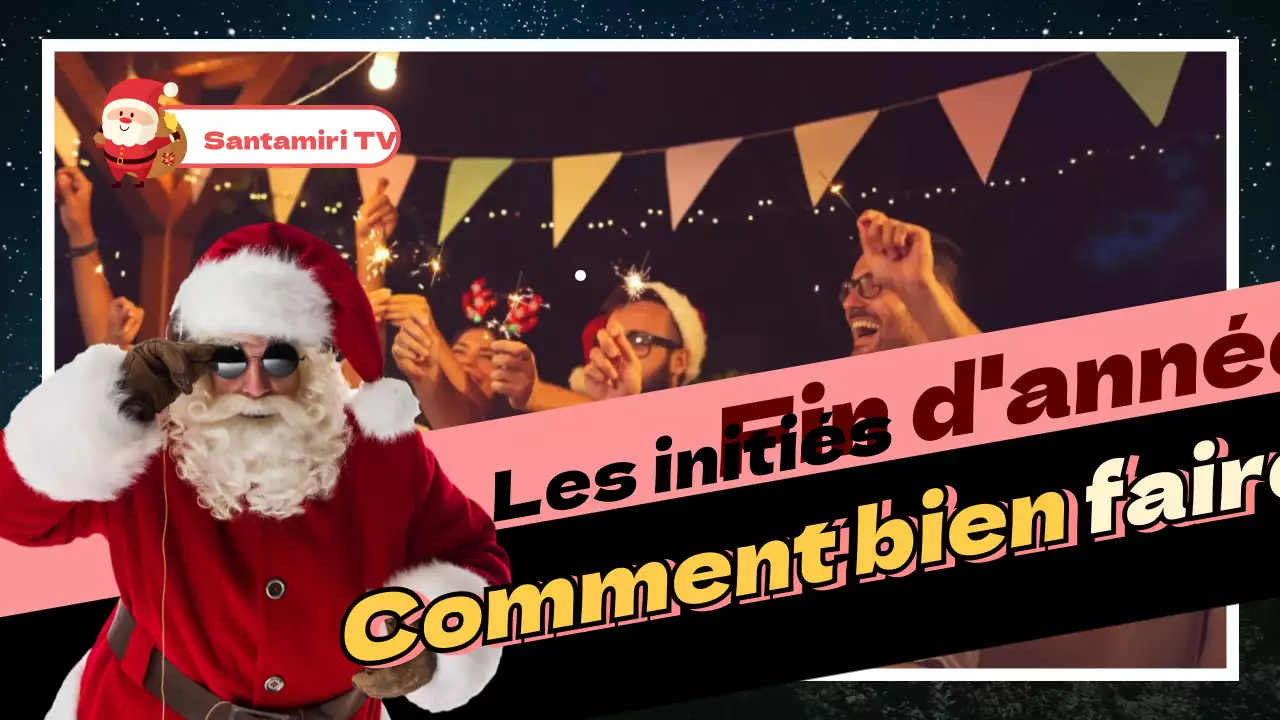 Vignette YouTube avec un aspect festif et multicolore