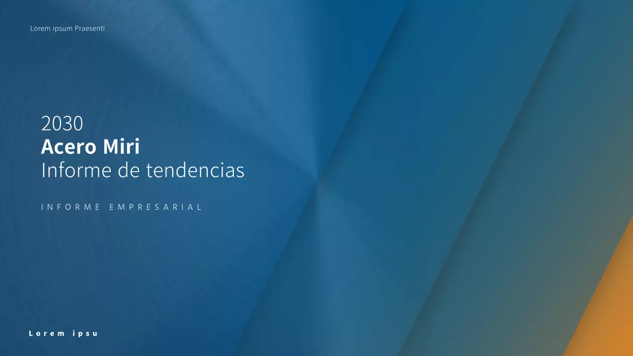 Informe sobre las tendencias de las empresas del sector siderúrgico