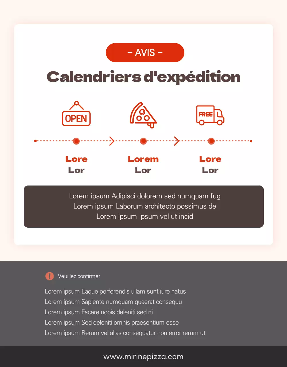 Promouvoir la vente de financement d'une simple pizza au riz rouge coréen