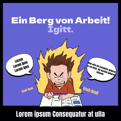 Urkomischer Gesang über die realen Kämpfe einer lila Studentin