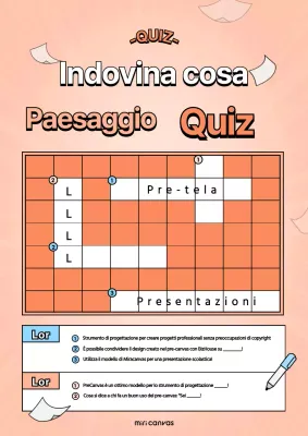 Un cruciverba arancione e simpatico