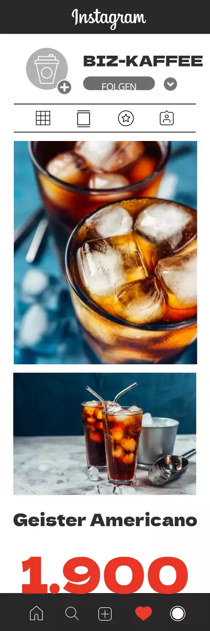 Cafe Werbung_Instagram