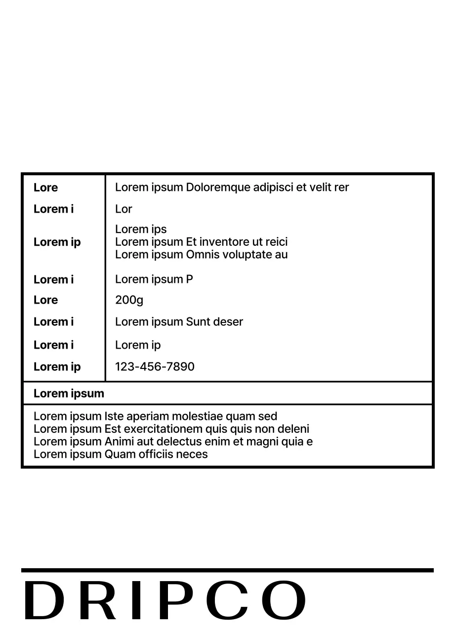 Diseño con un patrón de líneas negras